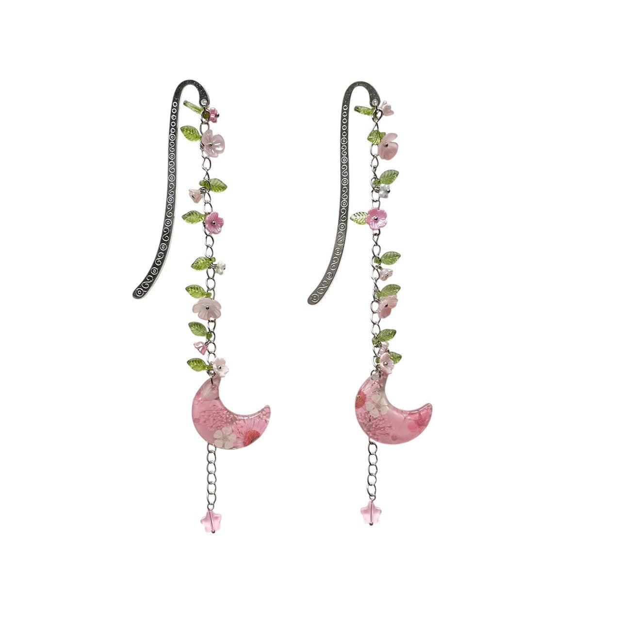 Metal Bookmarker with Resin Charm