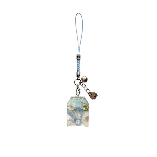 BLUE HYDRANGEA OMAMORI RESIN