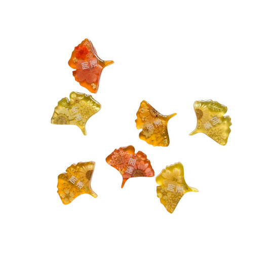 GINKGO LEAF KEYCHAIN