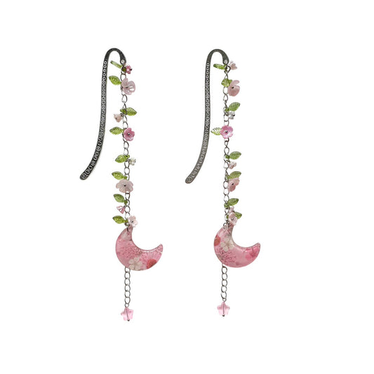 Metal Bookmarker with Resin Charm