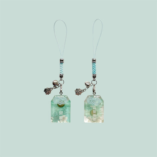 MINT BLUE OMAMORI RESIN
